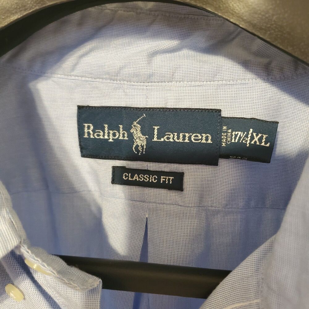 Ralph Lauren Lot of 3 XL Blue Button Down Shirts Classic Fit Blake Prep Pony - Picture 10 of 10